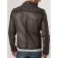GM Leather jacket 1201-0729-Antigue grey