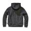 Brandit winter hood jacket-Black melange