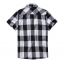 Checkshirt shortsleeve-White/Black