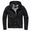 Cradock denim hoodjacket-Black