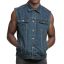 Urban denim vest-Denim blue 514