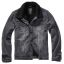 Sherpa denim jacket-Black