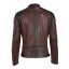 Gipsy Leather jacket M0010821-Dark wine