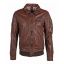 GM Leather jacket 14241-Brown