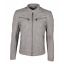 Gipsy Leather jacket M0014248-Silver grey