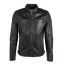 GM Leather jacket 1201-0193-Brownblack