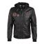 GM Leather jacket 1201-0279-Black