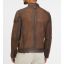 GM Leather jacket 1201-0485-Brown
