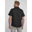 Heavy vintage shortsleeve shirt-Black