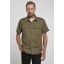 Heavy vintage shortsleeve shirt-Olive