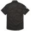 Luis vintage shortsleeve shirt-Black