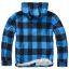Hooded Lumberjacket-Black/blue