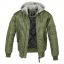 MA1 Hooded Jacket-Olive-grey