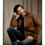 TZ Biker jacket 10073-Rust brown