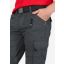 Timezone Miles 3/4 shortsit-Black minimal