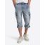 Timezone Miles denim 3/4 shortsit-Sun bleach
