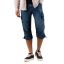 Timezone Miles denim 3/4 shortsit-Rough navy
