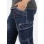 Timezone Miles denim 3/4 shortsit-Rough navy