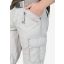 Timezone Miles 3/4 shortsit-Silver grey minimal