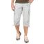 Timezone Miles 3/4 shortsit-Silver grey minimal