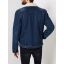 Petrol denim sherpa jacket