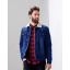 Petrol denim sherpa jacket