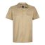 Petrol shortsleeve shirt plus size 1060-4060-Light tan