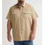 Petrol shortsleeve shirt plus size 1060-4060-Light tan