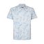 Petrol shortsleeve shirt plus size 1050-4190-Seashell