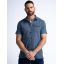 Petrol shortsleeve shirt 1040-412-Petrol blue
