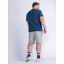 Petrol T-shirt 1040-6020 Plus size-Petrol blue