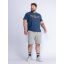 Petrol T-shirt 1040-6020 Plus size-Petrol blue