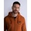 Petrol zip hood 3030-303-Almond