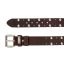 Rusty heavy leather belt-Brown