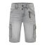 TZ Ryker stretch Denim shortsit-Light grey