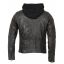RAB Leather hoodjacket 21931-Black
