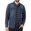 TZ stretch Denim shirt 10118-Indigo wash