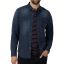 TZ stretch Denim shirt 30170-Dark used blue