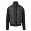 TZ padded knit jacket 10154-Black