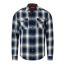 TZ Checkshirt 10109-Indigo blue