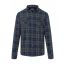 TZ Flanell shirt 10085-Grey-blue