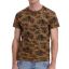 TZ Vintage print T-shirt 20338-Brown