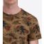 TZ Vintage print T-shirt 20338-Brown