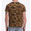 TZ Vintage print T-shirt 20338-Brown