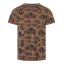 TZ Vintage print T-shirt 20338-Brown