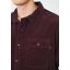 Vintage Ind. corduroy shirt 23111-Burgundy