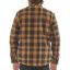 Vintage Ind. Heavy Sherpa jacket-Dark yellow check