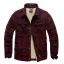 Vintage Ind. Sherpa jacket-Dark red